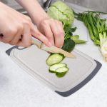 Plastic Cutting Boards for Kitchen Dishwasher Safe, Extra Large Cutting Board for Meat with Juice Grooves, Easy Grip Handle, Non-Slip, with Grinding Area - Image 8